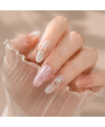 KONVINI（コンビニ）の「【not a nail】ニュアンスオーロラ×マグネット ロングネイルチップ（ネイルシール/ネイルチップ）」
