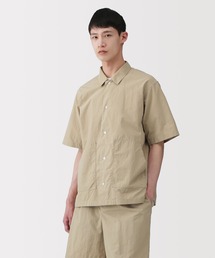 MUJI Labo | 〔MUJI Labo〕紳士　天然素材を原料に染色した半袖シャツ(シャツ/ブラウス)