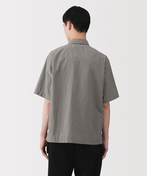 MUJI Labo（ムジラボ）の「〔MUJI Labo〕紳士　天然素材を原料に染色した半袖シャツ（シャツ/ブラウス・メンズ・グレー/ベージュ/ブラック・S/M/L/XL）」の9枚目の写真