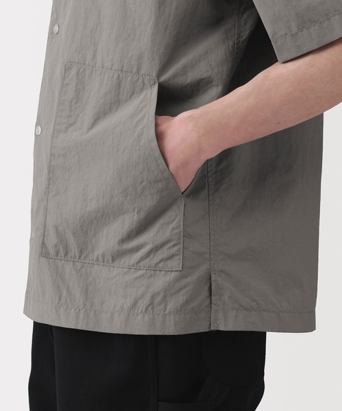 MUJI Labo（ムジラボ）の「〔MUJI Labo〕紳士　天然素材を原料に染色した半袖シャツ（シャツ/ブラウス・メンズ・グレー/ベージュ/ブラック・S/M/L/XL）」の11枚目の写真