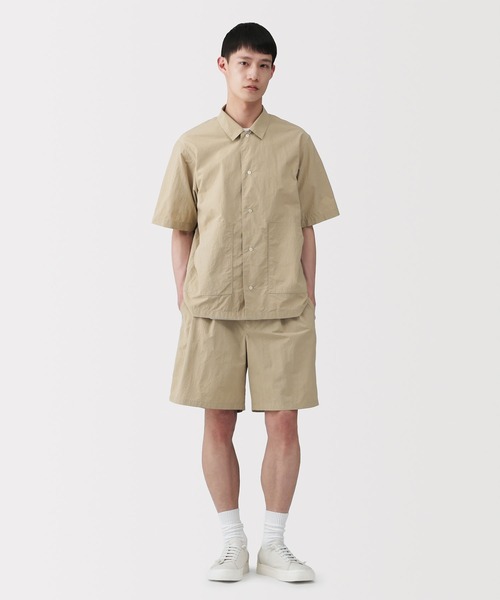 MUJI Labo（ムジラボ）の「〔MUJI Labo〕紳士　天然素材を原料に染色した半袖シャツ（シャツ/ブラウス・メンズ・グレー/ベージュ/ブラック・S/M/L/XL）」の14枚目の写真