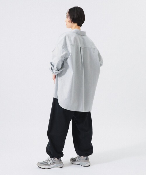 BEAMS BOY(ビームスボーイ)の「ビック ボタンダウン シャツ(シャツ/ブラウス・レディース・オレンジ/グリーン/ブラウン・1/2)」の5枚目の写真