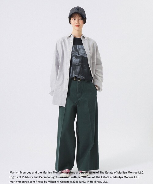BEAMS BOY(ビームスボーイ)の「ビック ボタンダウン シャツ(シャツ/ブラウス・レディース・オレンジ/グリーン/ブラウン・1/2)」の7枚目の写真