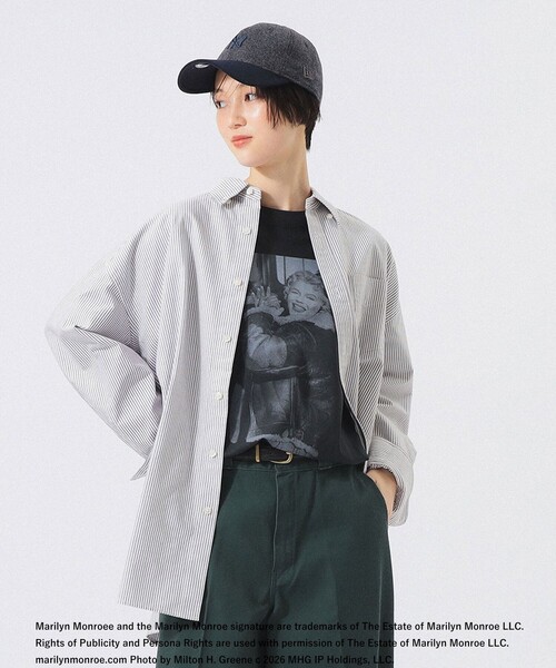 BEAMS BOY(ビームスボーイ)の「ビック ボタンダウン シャツ(シャツ/ブラウス・レディース・オレンジ/グリーン/ブラウン・1/2)」の9枚目の写真
