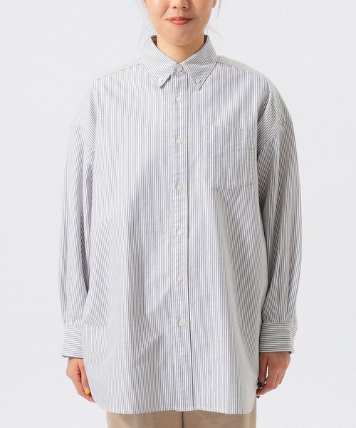 BEAMS BOY(ビームスボーイ)の「ビック ボタンダウン シャツ(シャツ/ブラウス・レディース・オレンジ/グリーン/ブラウン・1/2)」の13枚目の写真