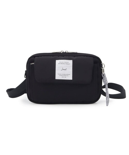 one'sterrace(ワンズテラス)の「JOUET ジョエット コードチャームミニショルダー(ショルダーバッグ・レディース・ベージュ系9/ブラック系8/カーキ系5・99)」の1枚目の写真