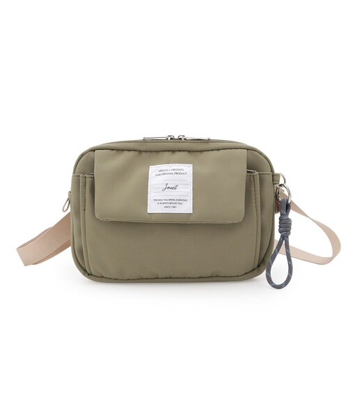 one'sterrace(ワンズテラス)の「JOUET ジョエット コードチャームミニショルダー(ショルダーバッグ・レディース・ベージュ系9/ブラック系8/カーキ系5・99)」の3枚目の写真