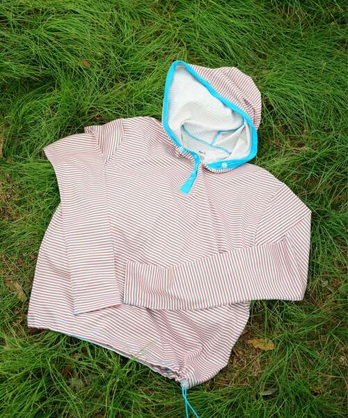 OUTDOOR PRODUCTS（アウトドアプロダクツ）の「miller ex Swim Rash gard hoody（Tシャツ/カットソー・レディース・ブラック/ブルー系その他/グリーン/アイボリー・SMALL/MEDIUM）」の10枚目の写真