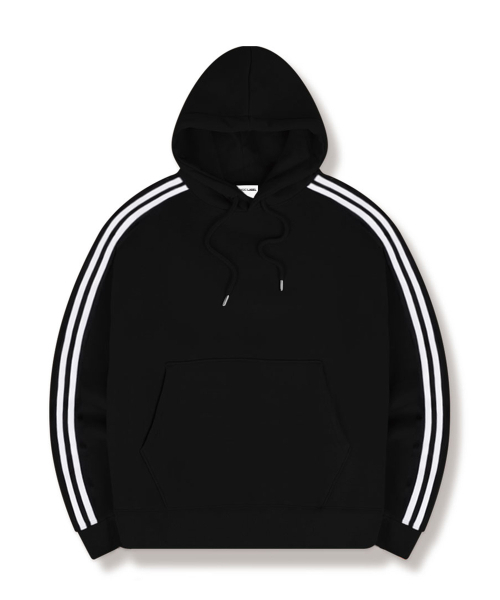 BASIC LABEL（ベーシックラベル）の「Izzy Oversized-fit track Oversized-fit hooded T-shirt 4 Color [BLBI_6501]（パーカー・レディース・ホワイト/アイボリー/ネイビー/ブラック・SMALL/MEDIUM/LARGE/X-LARGE）」の7枚目の写真