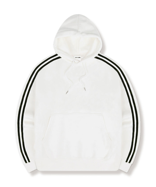 BASIC LABEL（ベーシックラベル）の「Izzy Oversized-fit track Oversized-fit hooded T-shirt 4 Color [BLBI_6501]（パーカー・レディース・ホワイト/アイボリー/ネイビー/ブラック・SMALL/MEDIUM/LARGE/X-LARGE）」の8枚目の写真