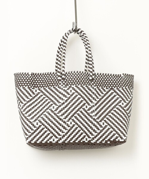 Moon Bird（ムーンバード）の「【Moon Bird/ムーンバード】横長メルカドバッグ（かごバッグ・レディース・ブラウン系その他/オフホワイト/ブラック系その他・FREE）」の11枚目の写真