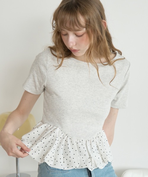 Docking Balloon Peplum Top — докинг‑баллонный пеплум‑топ