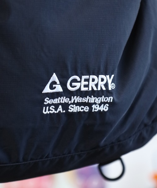 GERRY(ジェリー)の「GERRY 撥水加工 軽量 3WAY マルチ ナップサック リュックサック ショルダーバッグ 男女兼用(ショルダーバッグ・メンズ・ブラック・FREE)」の6枚目の写真