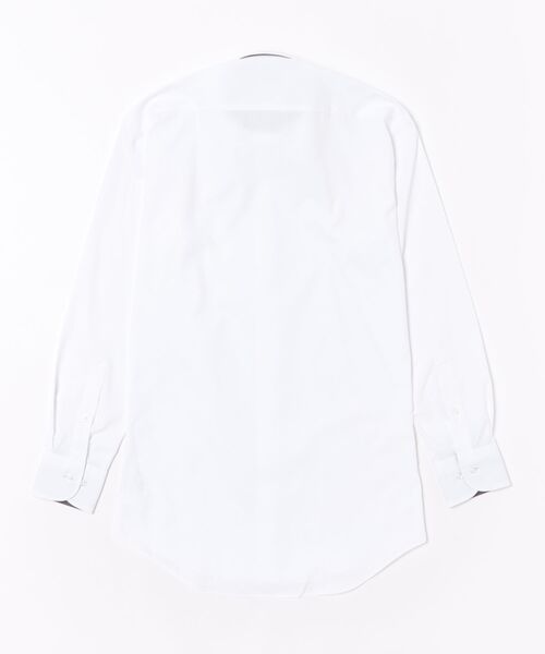 TOKYO SHIRTS(トウキョウシャツ)の「形態安定ノンアイロン ボタンダウン 長袖ビジネスワイシャツ(ビジネスシャツ・メンズ・ホワイト・首回り43cm-裄丈86cm/首回り37cm-裄丈80cm/首回り37cm-裄丈84cm/首回り39cm-裄丈80cm/首回り39cm-裄丈84cm/首回り41cm-裄丈82cm/首回り41cm-裄丈86cm/首回り42cm-裄丈82cm/首回り42cm-裄丈86cm/首回り43cm-裄丈82cm)」の7枚目の写真