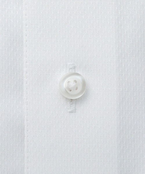 TOKYO SHIRTS(トウキョウシャツ)の「形態安定ノンアイロン ボタンダウン 長袖ビジネスワイシャツ(ビジネスシャツ・メンズ・ホワイト・首回り43cm-裄丈86cm/首回り37cm-裄丈80cm/首回り37cm-裄丈84cm/首回り39cm-裄丈80cm/首回り39cm-裄丈84cm/首回り41cm-裄丈82cm/首回り41cm-裄丈86cm/首回り42cm-裄丈82cm/首回り42cm-裄丈86cm/首回り43cm-裄丈82cm)」の4枚目の写真