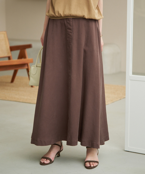 SLOBE IENA（スローブイエナ）の「《シリーズあり/セットアップ可/》製品染め スカート（スカート・レディース・ブラウン/グレー・36/38）」の14枚目の写真