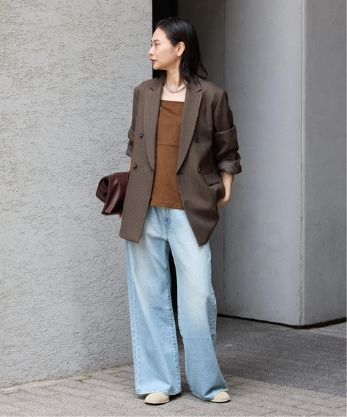 JOURNAL STANDARD(ジャーナルスタンダード)の「《追加》ライクストレッチジャケット(テーラードジャケット・レディース・チョコ/ブラック/チャコールグレー・38/36)」の11枚目の写真