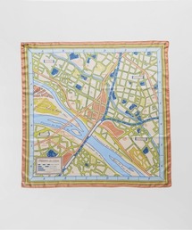 manipuri | <manipuri> 【別注】FUTAKOTAMAGAWA MAP SCARF / フタコタマガワマップスカーフ(バンダナ/スカーフ)