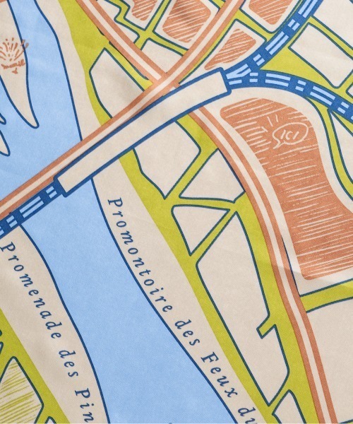 manipuri(マニプリ)の「<manipuri> 【別注】FUTAKOTAMAGAWA MAP SCARF / フタコタマガワマップスカーフ(バンダナ/スカーフ・レディース・ベージュ・FREE)」の5枚目の写真
