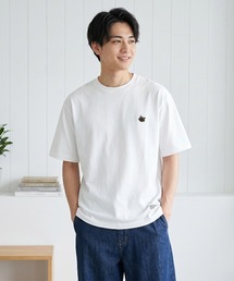 【CAMPFREE】刺繍 ワンポイント コットンTシャツ