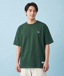 【CAMPFREE】刺繍 ワンポイント コットンTシャツ