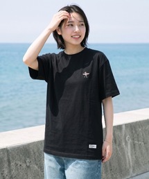 【CAMPFREE】刺繍 ワンポイント コットンTシャツ