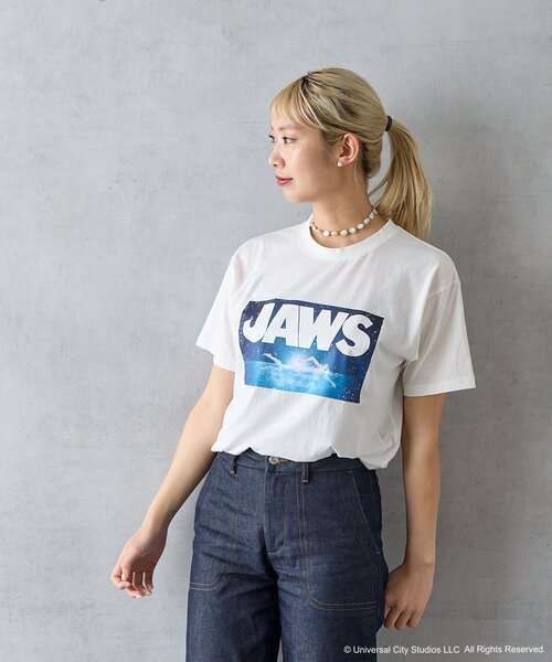 BIRTHDAY BAR(バースデイバー)の「BIRTHDAY BAR/JAWS/Tシャツ(Tシャツ/カットソー・レディース・ホワイト・MEDIUM/X-LARGE)」の2枚目の写真