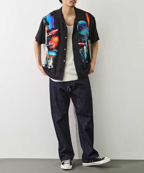F-LAGSTUF-F（フラグスタフ）の「【F-LAGSTUF-F/フラッグスタッフ】EP4 S/S SHIRTS（シャツ/ブラウス・メンズ・ブラック・M/L）」の6枚目の写真
