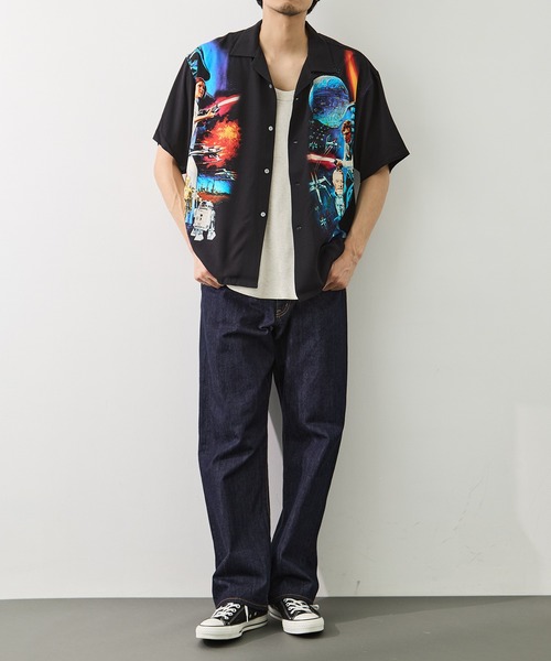 F-LAGSTUF-F（フラグスタフ）の「【F-LAGSTUF-F/フラッグスタッフ】EP4 S/S SHIRTS（シャツ/ブラウス・メンズ・ブラック・M/L）」の7枚目の写真