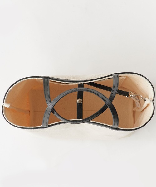 YAHKI(ヤーキ)の「YAHKI/ヤーキ CANVAS キャンバス トートバッグ レディース 2026年 夏(ショルダーバッグ・レディース・ブラック/バーガンディー・ONE SIZE)」の18枚目の写真