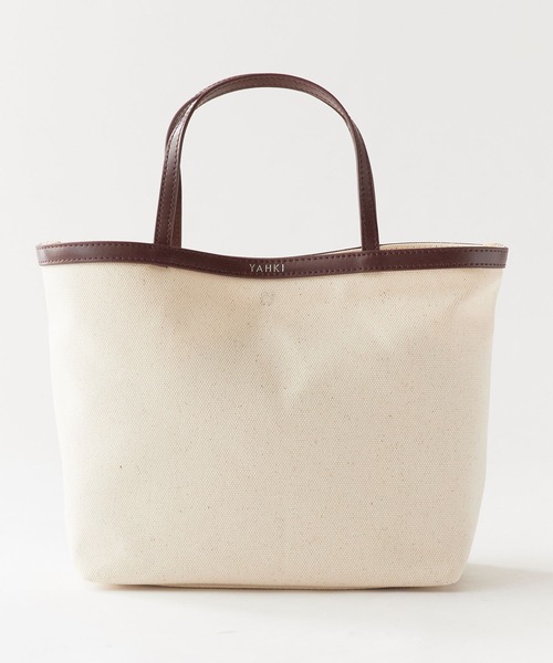 YAHKI(ヤーキ)の「YAHKI/ヤーキ CANVAS キャンバス トートバッグ レディース 2026年 夏(ショルダーバッグ・レディース・ブラック/バーガンディー・ONE SIZE)」の21枚目の写真