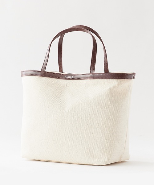 YAHKI(ヤーキ)の「YAHKI/ヤーキ CANVAS キャンバス トートバッグ レディース 2026年 夏(ショルダーバッグ・レディース・ブラック/バーガンディー・ONE SIZE)」の19枚目の写真