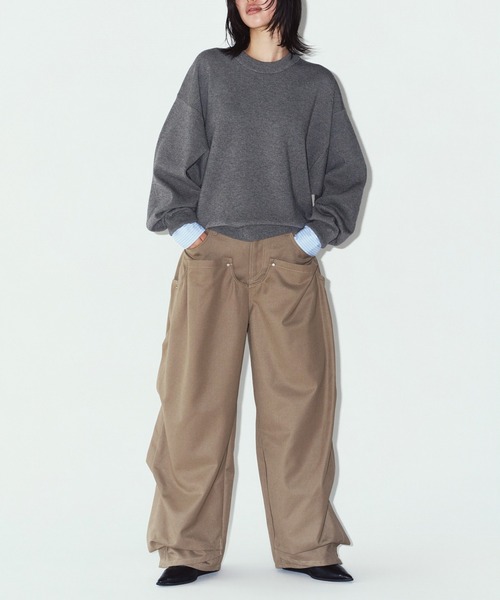 Knuth Marf（クヌースマーフ）の「【Knuth Marf】2way cuffs nomcore knit KM26EAG01（ニット/セーター・レディース・ピンク/グレー/ブラウン/ブラック・FREE）」の17枚目の写真