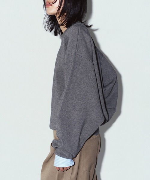 Knuth Marf（クヌースマーフ）の「【Knuth Marf】2way cuffs nomcore knit KM26EAG01（ニット/セーター・レディース・ピンク/グレー/ブラウン/ブラック・FREE）」の16枚目の写真