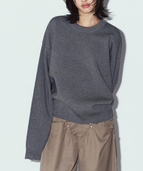 Knuth Marf（クヌースマーフ）の「【Knuth Marf】2way cuffs nomcore knit KM26EAG01（ニット/セーター・レディース・ピンク/グレー/ブラウン/ブラック・FREE）」の15枚目の写真