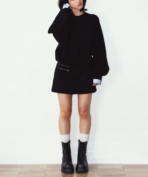 Knuth Marf（クヌースマーフ）の「【Knuth Marf】2way cuffs nomcore knit KM26EAG01（ニット/セーター・レディース・ピンク/グレー/ブラウン/ブラック・FREE）」の10枚目の写真