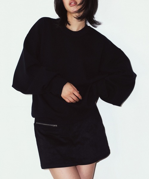 Knuth Marf（クヌースマーフ）の「【Knuth Marf】2way cuffs nomcore knit KM26EAG01（ニット/セーター・レディース・ピンク/グレー/ブラウン/ブラック・FREE）」の7枚目の写真