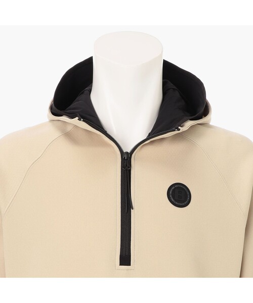 BRIEFING（ブリーフィング）の「【BRIEFING GOLF／ブリーフィングゴルフ】CE MEN’S MESH FAKE LAYERED HALFZIP（Tシャツ/カットソー・メンズ・ベージュ・L）」の3枚目の写真