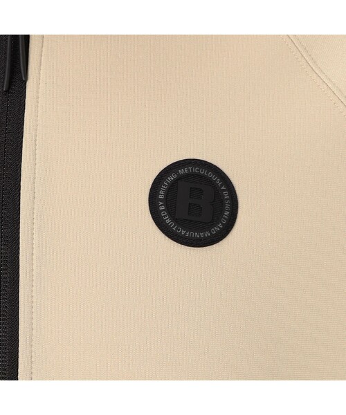 BRIEFING（ブリーフィング）の「【BRIEFING GOLF／ブリーフィングゴルフ】CE MEN’S MESH FAKE LAYERED HALFZIP（Tシャツ/カットソー・メンズ・ベージュ・L）」の4枚目の写真