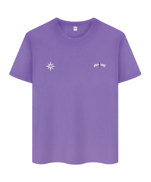 CROSSDOT（クロスドット）の「ブラックマーク 半袖Tシャツ 10カラー [CRSE_9102]（Tシャツ/カットソー・メンズ・ホワイト/ブラック/ベージュ/ネイビー/グレー/レッド/カーキ/ピンク/アイボリー/バイオレット・MEDIUM/LARGE/X-LARGE/2XL/4XL/3XL）」の8枚目の写真