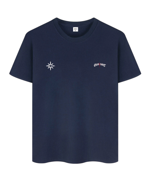 CROSSDOT（クロスドット）の「ブラックマーク 半袖Tシャツ 10カラー [CRSE_9102]（Tシャツ/カットソー・メンズ・ホワイト/ブラック/ベージュ/ネイビー/グレー/レッド/カーキ/ピンク/アイボリー/バイオレット・MEDIUM/LARGE/X-LARGE/2XL/4XL/3XL）」の19枚目の写真