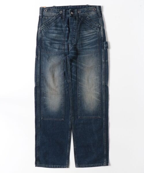 RRL(ダブル アール エル)の「エンジニア フィット パネルド カーペンター パンツ(デニムパンツ・メンズ・ブルー・28/30/32/32/33/32/34/32/29/30/30/30/31/30/32/30/36/32)」の3枚目の写真