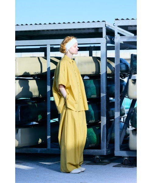 nagonstans（ナゴンスタンス）の「volume shirt（シャツ/ブラウス・レディース・キャメル/ホワイト・MEDIUM）」の6枚目の写真