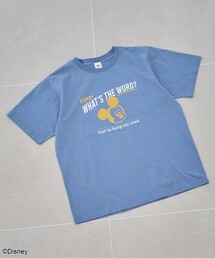 【MICKEY(ミッキー)/別注】アソートロゴプリント 半袖ユニTシャツ(WEB限定サイズあり)