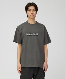 Snow Peak / SP Reflective Typography T-Shirt リフレクティブ・タイポグラフィ Tシャツ