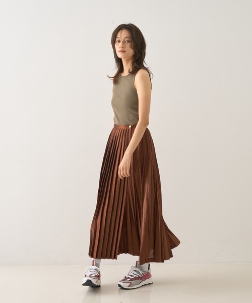 DESIGNWORKS(デザインワークス)の「テレコアメスリタンクトップ(Tシャツ/カットソー・レディース・カーキ・38)」の10枚目の写真