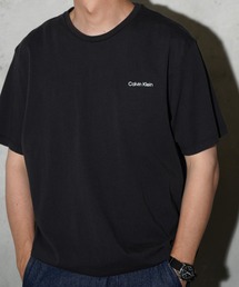 Calvin Klein / カルバンクライン PRINTED LOGO TEE OZONE WASHED ユーズド加工 ロゴTシャツ