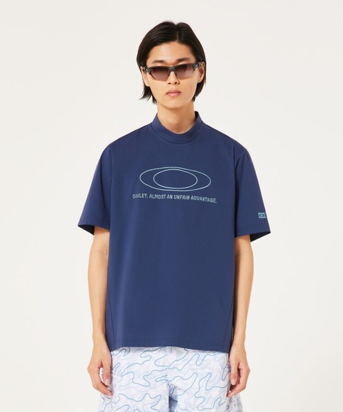 OAKLEY（オークリー）の「オークリー O-SYNC PACK ELLIPSE EMB MOCK トップス/ ゴルフメンズ/OAKLEY（その他トップス・メンズ・ブラック/ネイビー・M/L/S）」の2枚目の写真