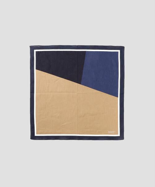 COLOR BLOCK HANKY（ハンカチ/ハンドタオル）｜MARGARET HOWELL