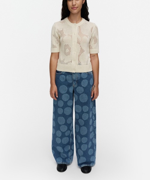marimekko(マリメッコ)の「【一部店舗・オンラインストア限定】【Maridenim】Loose Petrooli / jeans S(デニムパンツ・レディース・インディゴブルー・25inch/27inch/26inch)」の1枚目の写真